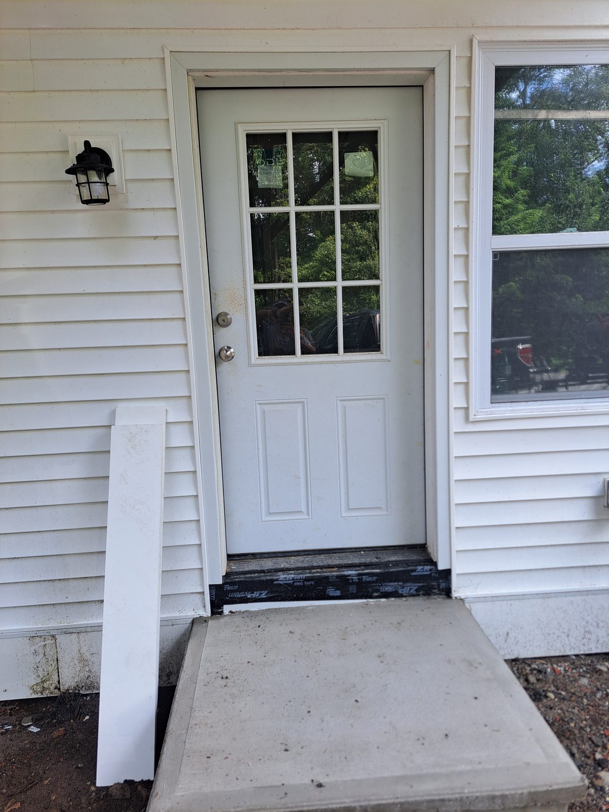 After — exterior door and siding installation in Sutton, MA