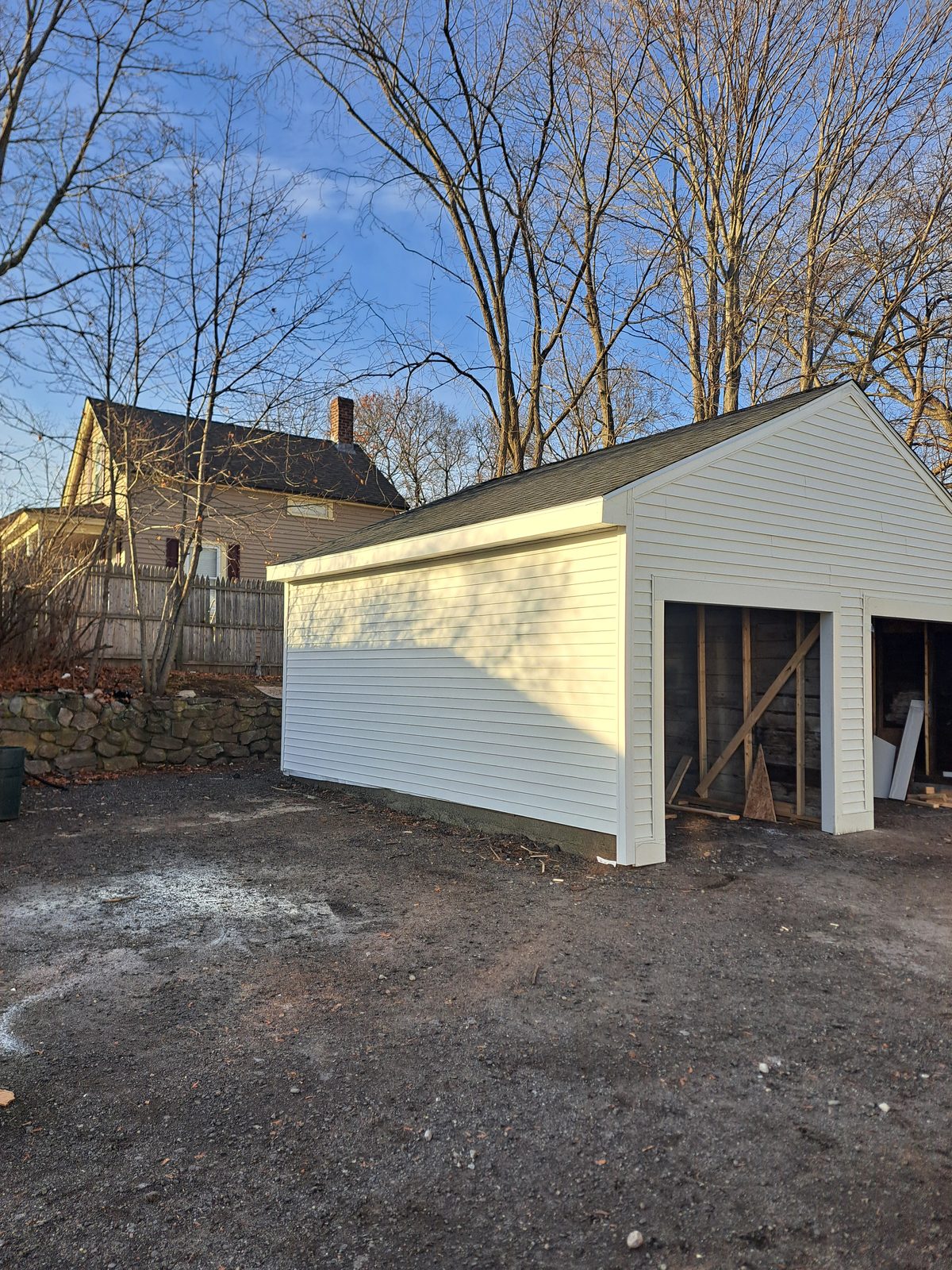 After — garage siding and roofing by Prairie Building Sutton, MA