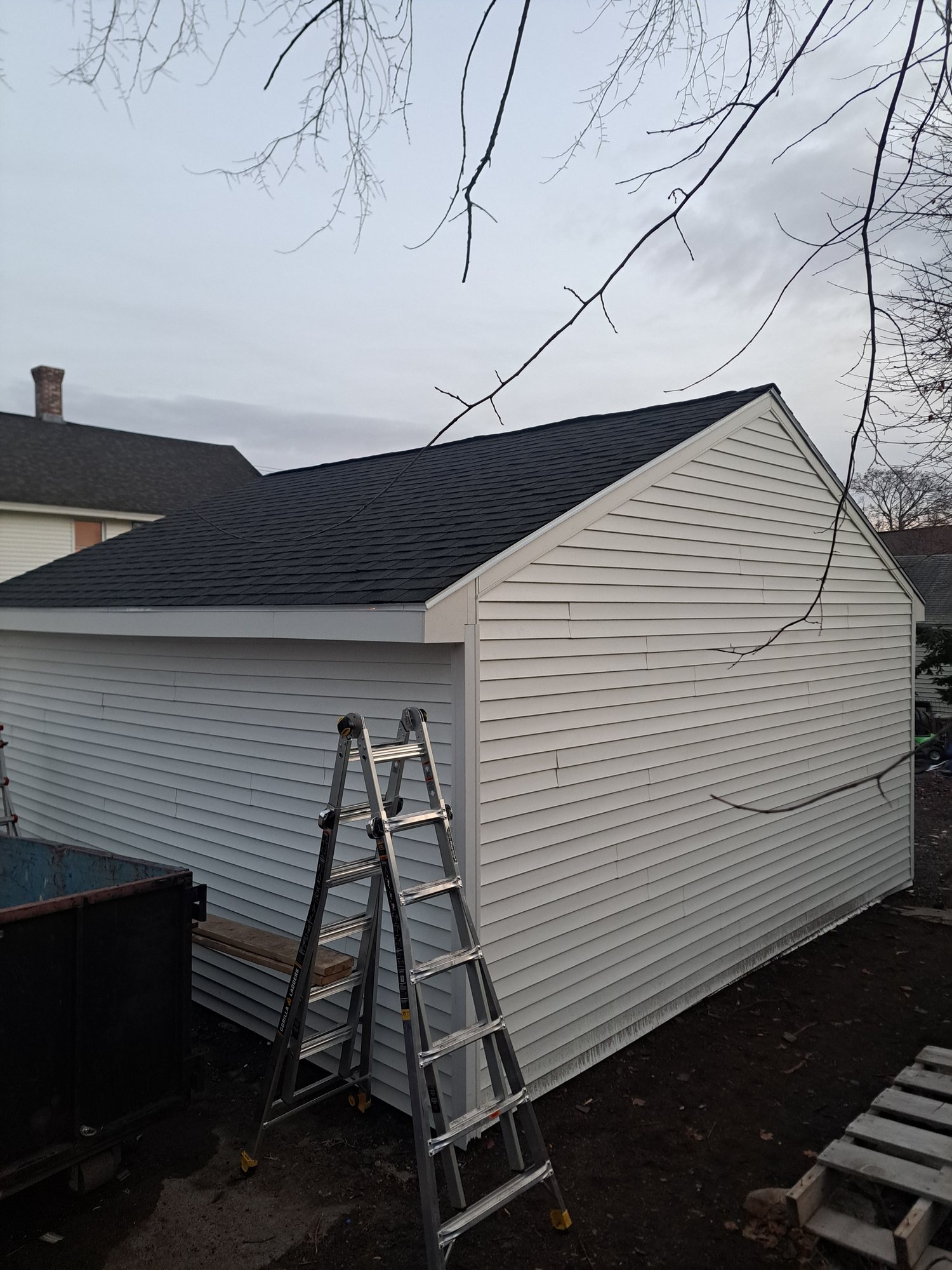 Siding and roofing project by Prairie Building and Remodeling in Sutton, MA
