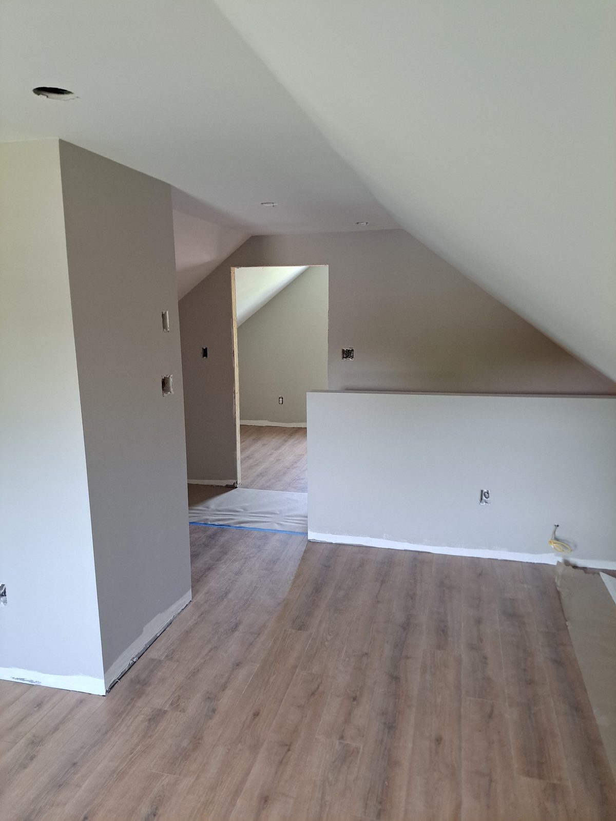 After — remodeled attic room by Prairie Building Sutton, MA
