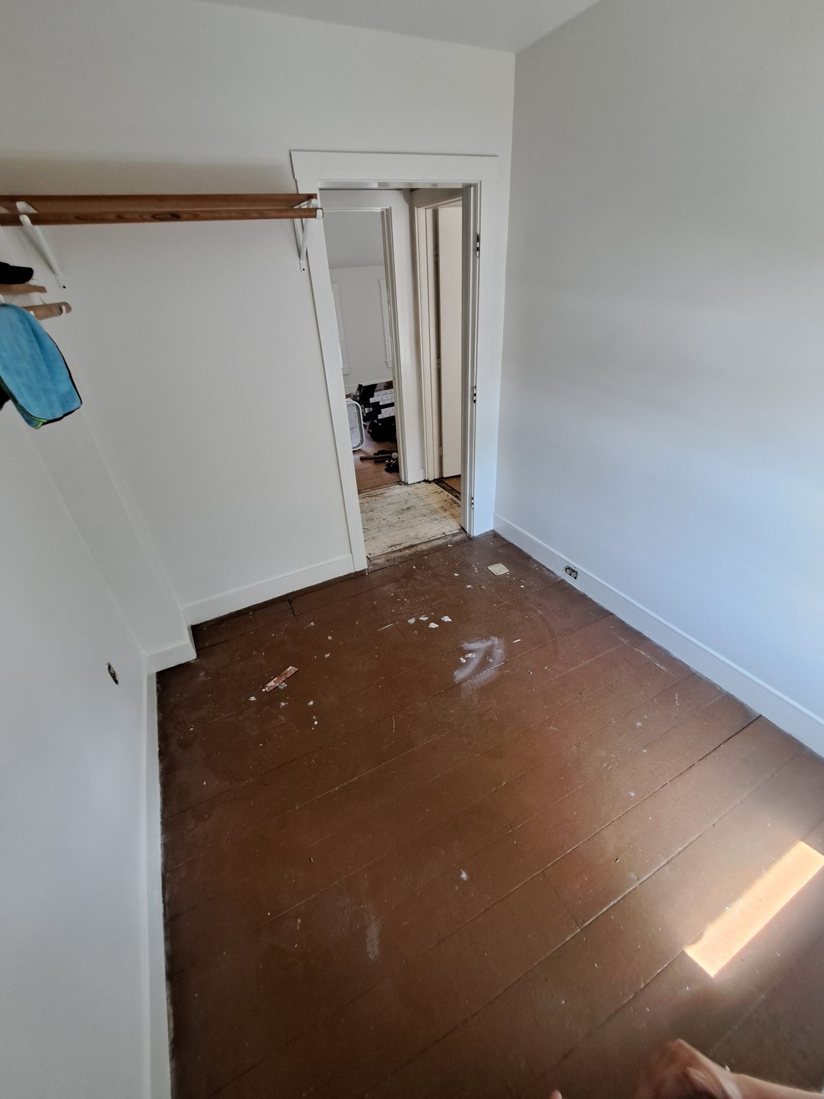 Before — interior room before new flooring by general contractor Sutton, MA